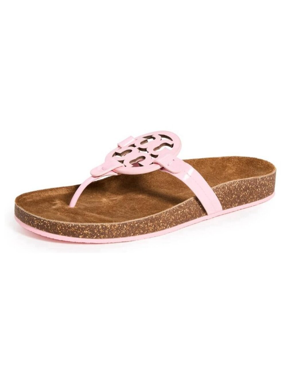 NIB Tory Burch Miller Cloud Leather Sandal Petunia Pink 6.5 7 7.5 8 8.5 9 9.5 10